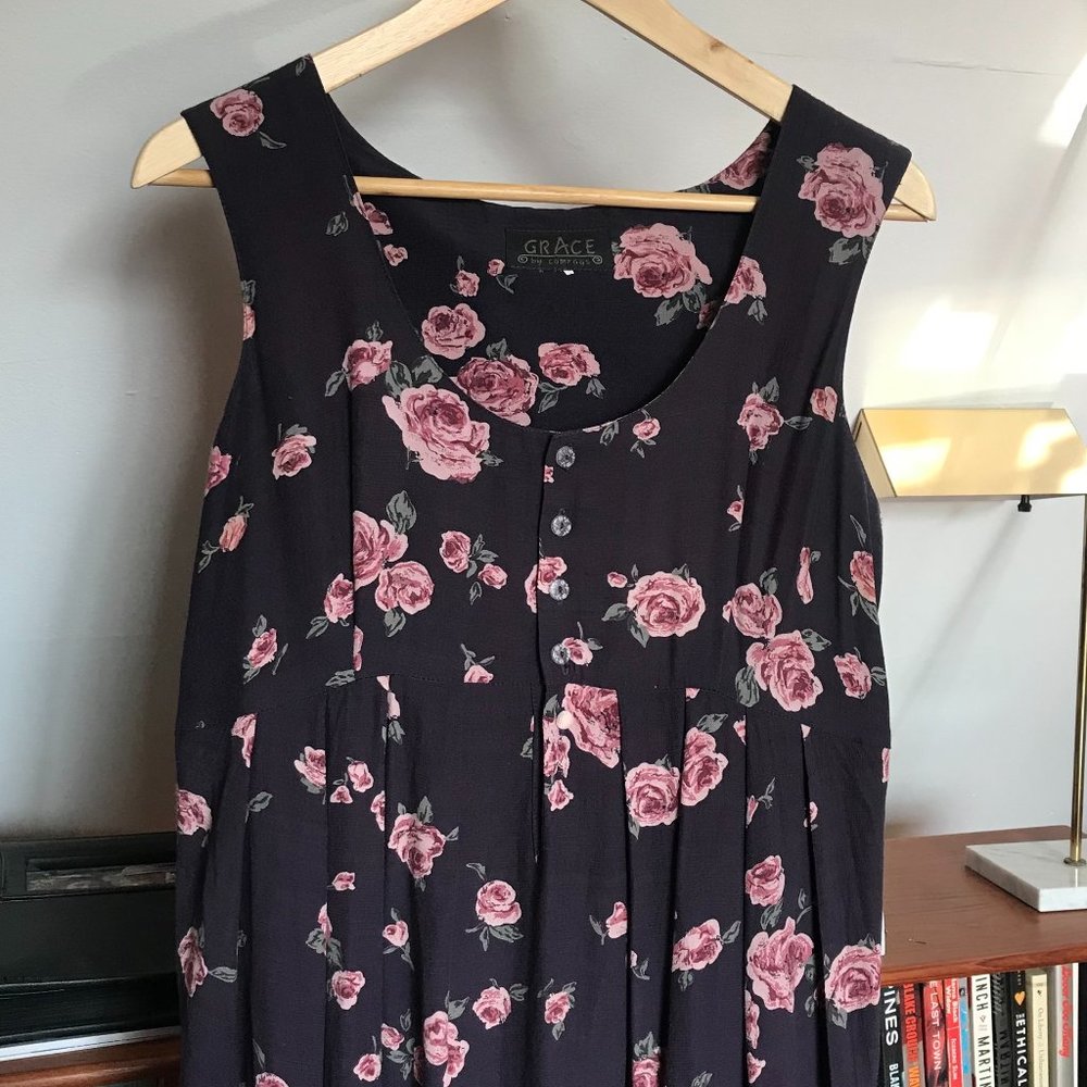 Vintage Rose Silk Jumper